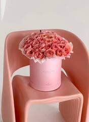 Розы Лондон Таймс в коробке XL