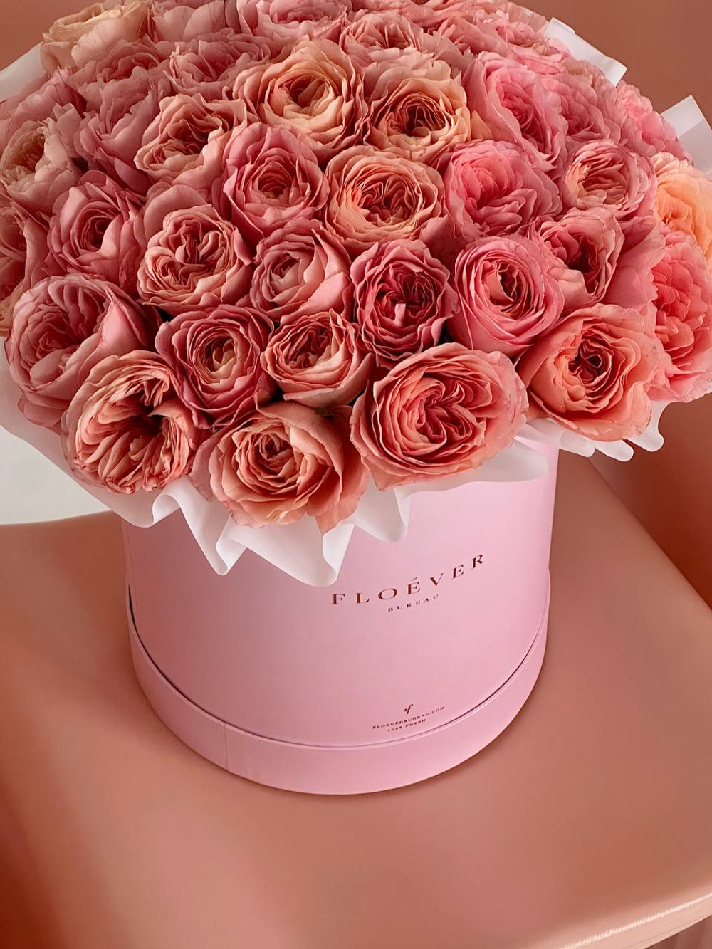 Розы Лондон Таймс в коробке XL