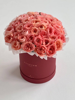 Розы Лондон Таймс в коробке XL