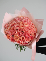 Розы Лондон Таймс в букете XL