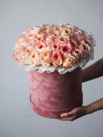 Розы Метаморфоза в коробке XL