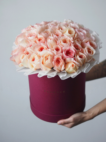 Розы Метаморфоза в коробке XL