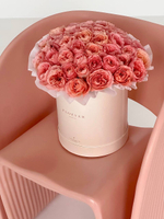 Розы Лондон Таймс в коробке XL