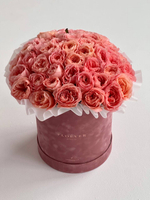 Розы Лондон Таймс в коробке XL