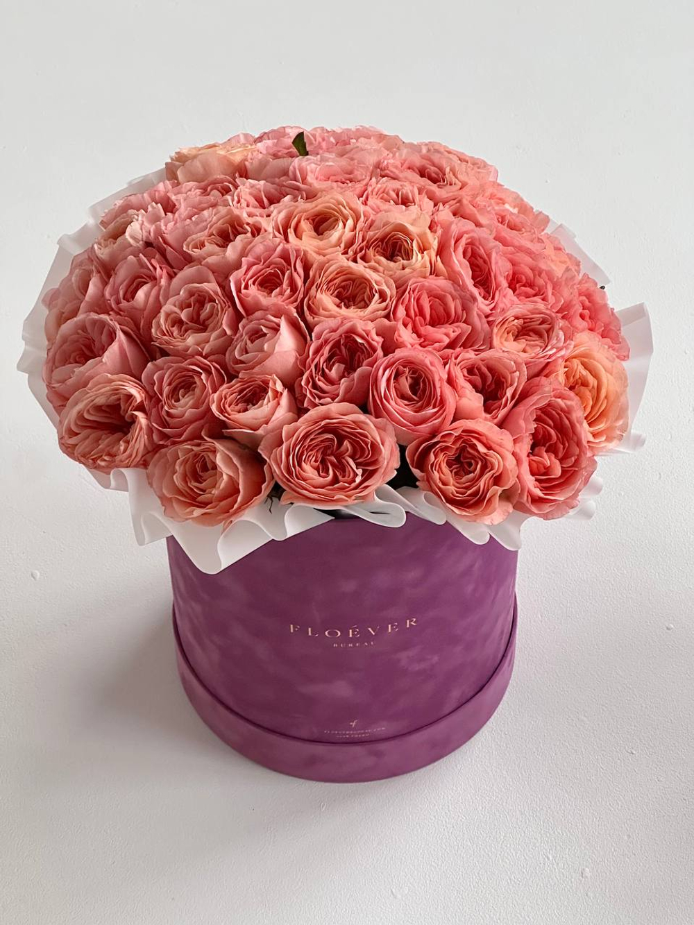 Розы Лондон Таймс в коробке XL