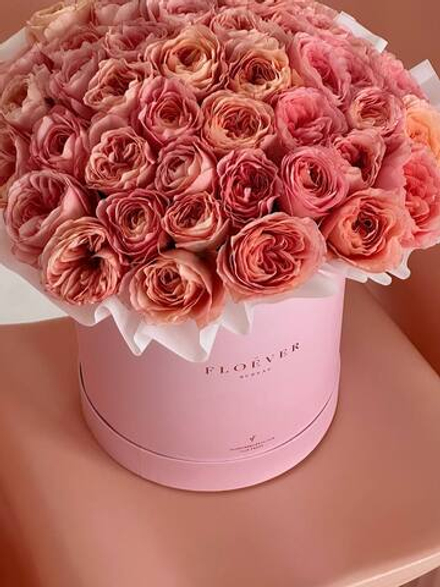 Розы Лондон Таймс в коробке XL