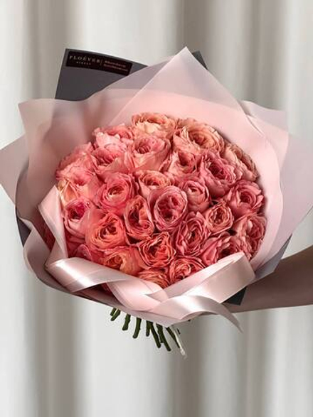 Розы Лондон Таймс в букете M