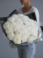 Хризантема Белая в букете XL