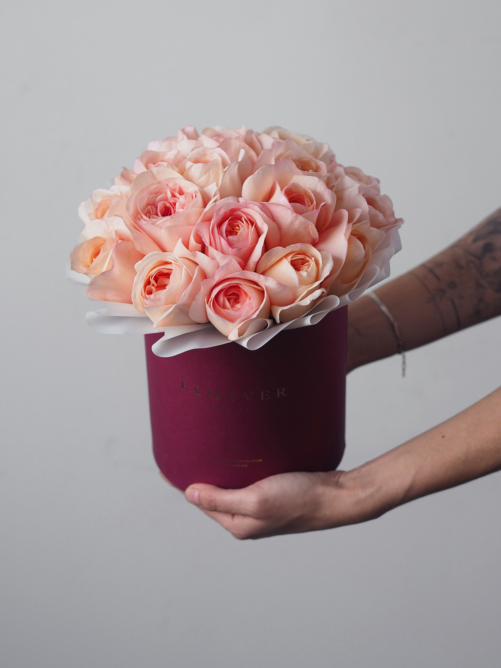 Розы Метаморфоза в коробке M