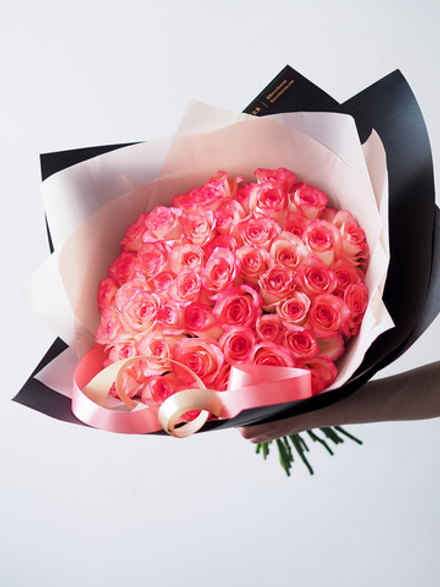Розы Джумилия в букете XL