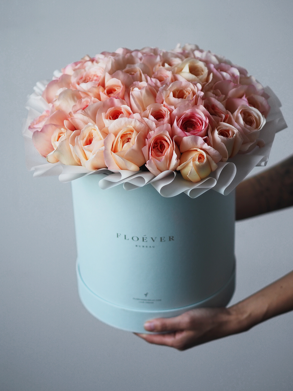 Розы Метаморфоза в коробке XL