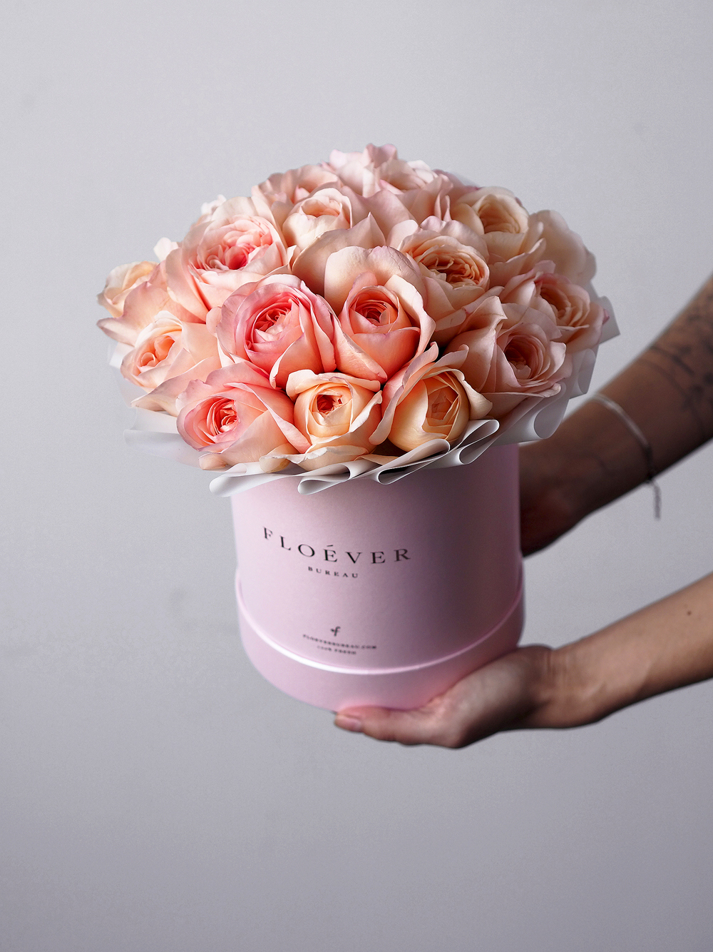 Розы Метаморфоза в коробке M