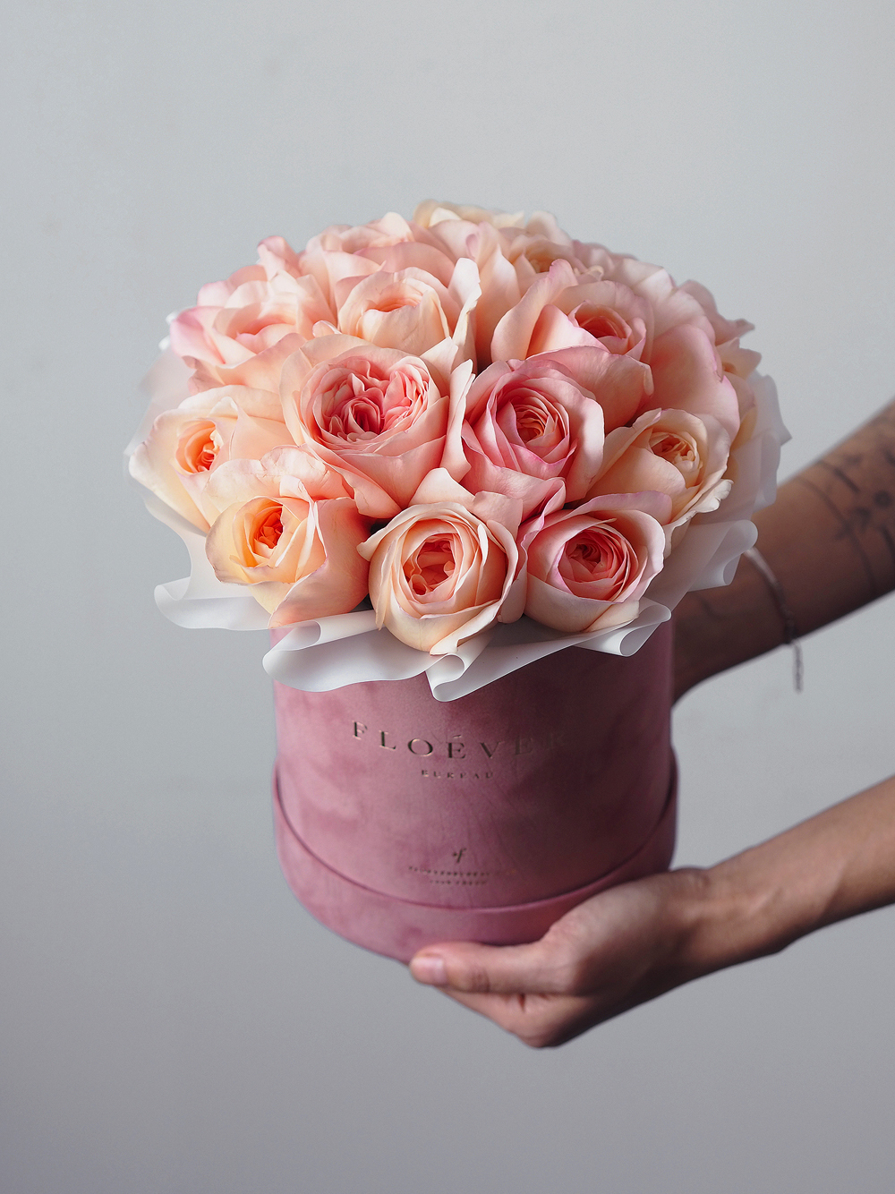 Розы Метаморфоза в коробке M