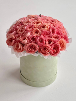 Розы Лондон Таймс в коробке XL