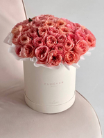 Розы Лондон Таймс в коробке XL