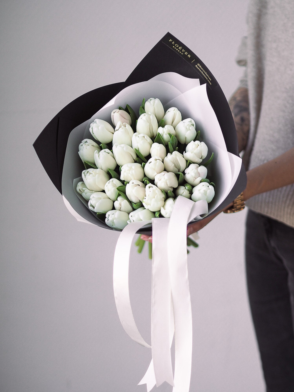 Тюльпаны Антарктика в букете S